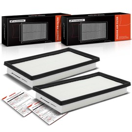 A-Premium 2-PC Engine Air Filter Compatible with Toyota, Lexus & Subaru Models - Avalon(Hybrid), Camry(Hybrid), Corolla, RAV4(Hybrid), Highlander(Hybrid), Sienna, Venza, ES300h, BRZ - # 1780177050