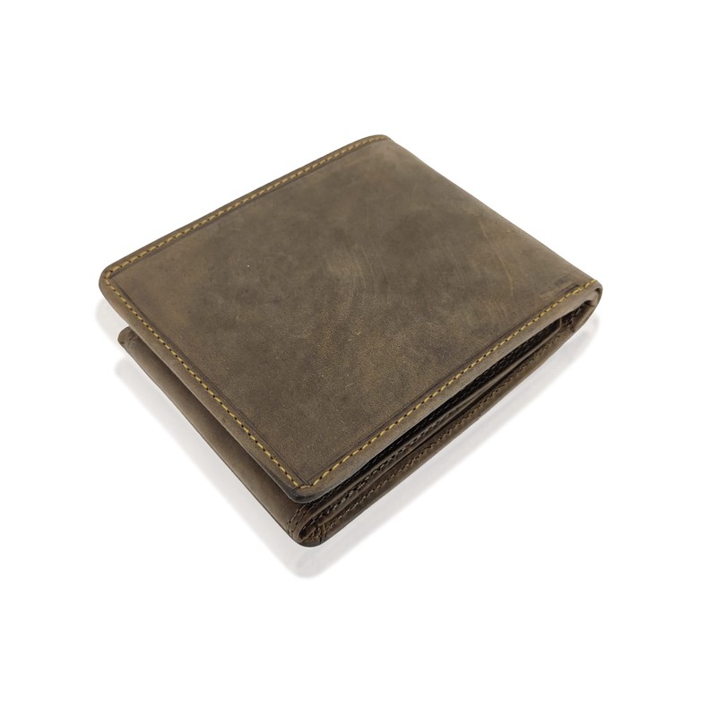 GREEN DEED Genuine Leather Men's Wallet - Large Leather Wallet
