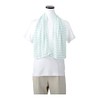 Ribuhahato 94008-51 Shirring Cool Towel, Outing, Mint, UV Protection, Cooling