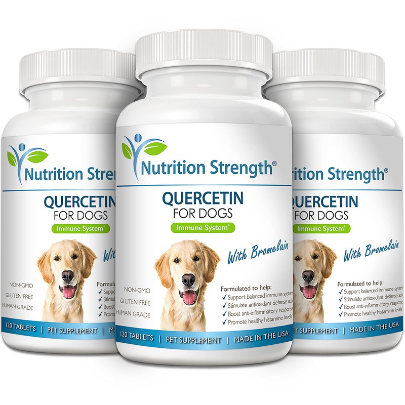 Quercetin for Dogs with Bromelain to Support Balanced Immune System,