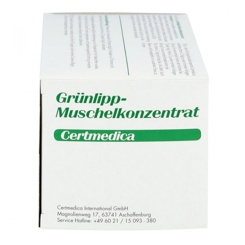 Green Lipped Mussel Concentrate Capsules Pack of 180