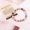 AD Beads Handmade Gemstone Stretch Elastic Bracelet Crystal Healing Reiki