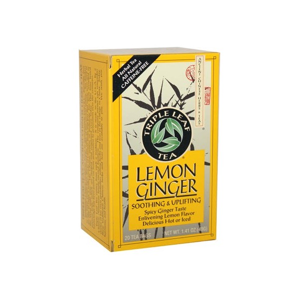 Triple Leaf Lemon Ginger Tea 20 Tea Bags