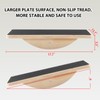 ZUKAM Multi-Function Wooden Slant Board & Balance Board, Adjustable Incline