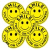 Kachy Signs (Set of 5) Smile You're On Camera Stickers