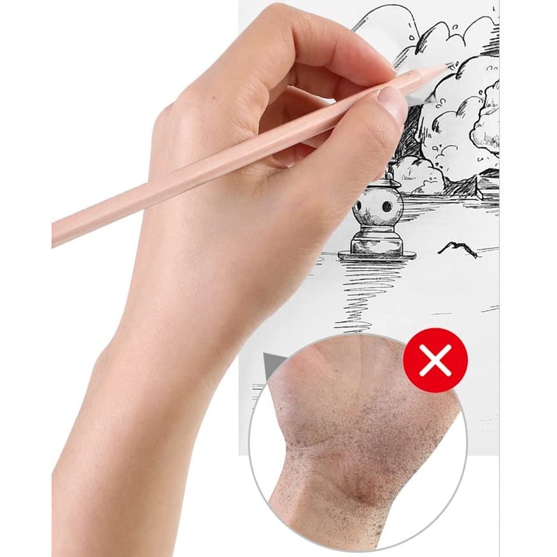 Two Finger Gloves, 4 Pack, Drawing Gloves, Artist Gloves, LCD