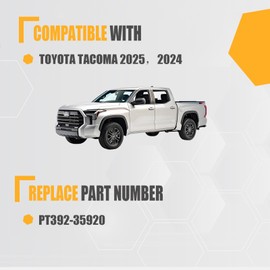GSPSCN Tailgate Bedstep Rear Bed Step Replacement for Toyota Tacoma 2025 2024 Retractable Bed Step, Folding Truck Step Retractable Bumper Tailgate Step # PT392-35920