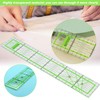 2PCS Quilting Ruler Patchwork Ruler 5x30cm, Acrylic Sewing Rule for