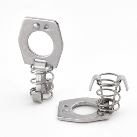 RV Water Heater Cam Lock RV Door Latch - ELEFOCUS 2 Pieces Stainless Steel Fastener RV Water Heater Latch,Gas Bottle Cover Door Lock Replacement