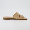 CUSHIONAIRE Women's Voyage slide sandal +Memory Foam, Wide Widths Available,
