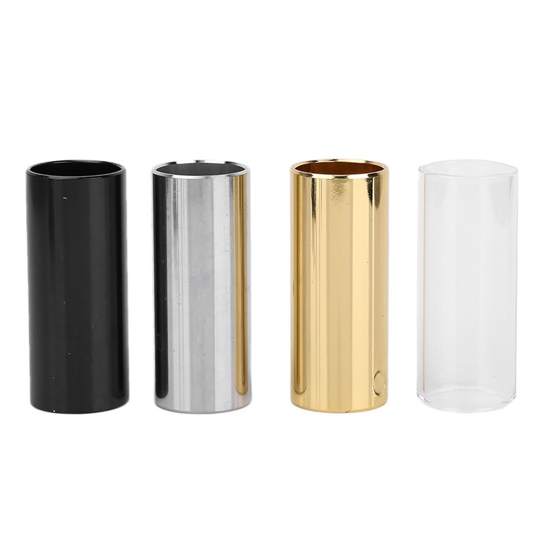Metal Guitar Slides Bar Glass Slide Cover Thumb Fingers Picks