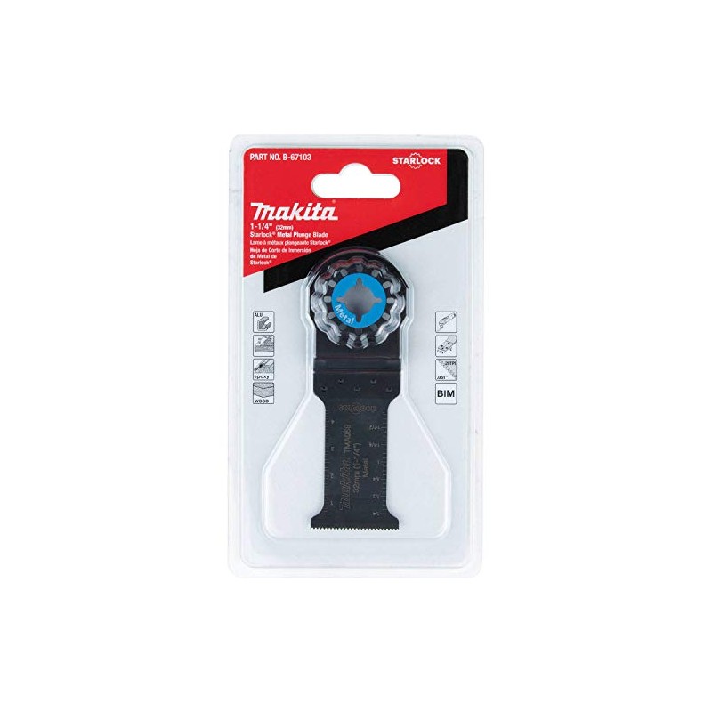 Makita B-67103 1-1/4" Starlock® Metal Plunge Blade (BiM)