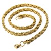 COOLSTEELANDBEYOND Mens Womens Gold Color Flying Eagle Grabbing Snake Pendant