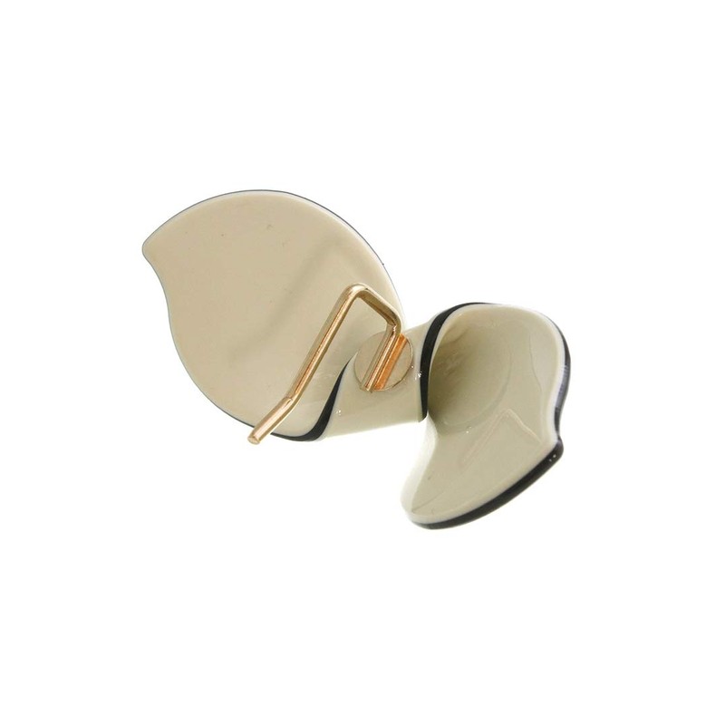 VingTAINE H7379 Enamel Twist Ribbon Pony Hook Hair Cuff, Cute,