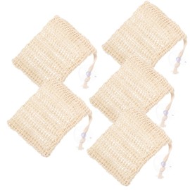 Healeved 20pcs Exfoliating Soap Pouch Natural and Foaming Bar Soap Bags for Shower Drawstring Design for Soft Skin Travel-friendly