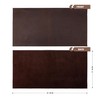 Shkira 12''X24'' Genuine Dark Brown Leather Sheets for Crafts -