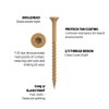 CAMO Premium Deck Screws 2-1/2" #9 ProTech (350 ct, Tan)