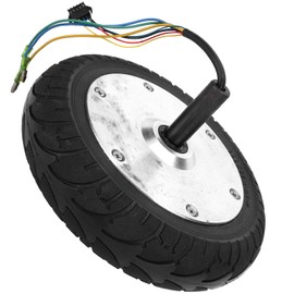 Electric Scooter Hub Motor,36V 350W 8in Wheel Hub Motor Single Shaft Wheel Motor with Tire Electric Scooter Cycling Tire Accessory