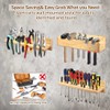 Stepstall 3 Pack Tool Organizers and Storage, Wooden Screwdriver Organizer