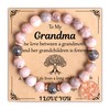 Parma77 Tree of Life Bracelet Gifts for Grandma Mimi Nana,