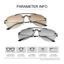 MIRYEA Pack 2 Gafas de Lectura Bifocales Sin Montura con Protección UV400 Gafas de Sol Anti Luz Azul para Mujeres y Hombres Gafas de Lectura de Ordenador Cómodas Elegantes Clásicas Ovaladas Lectores