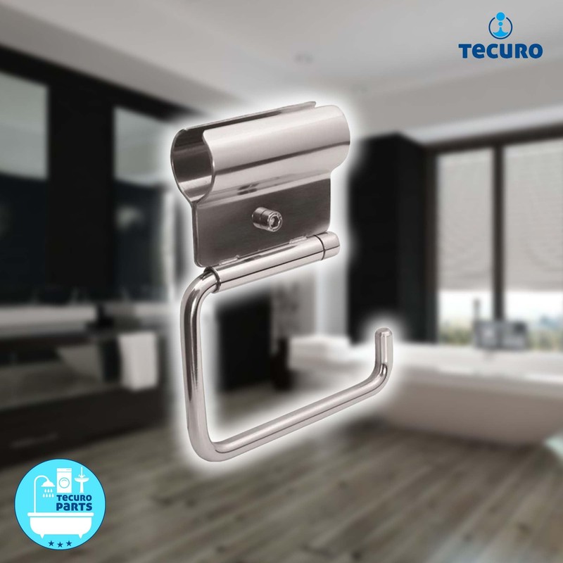 tecuro Toilet Roll Holder for Support and Grab Bars Diameter