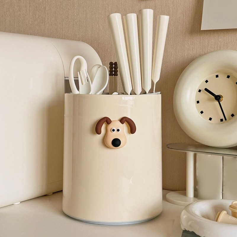 Multifunctional Chopsticks Cage Storage Tube Plastic Chopsticks Cage Rotary Knife