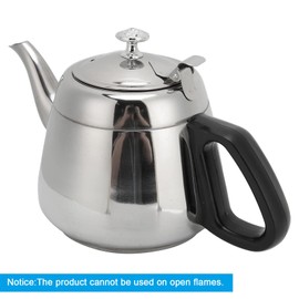 Tea Kettle, Induction Teapot, Tea Kettle with Flute, Stainless Steel Cooker Tea Kettle with Filter Teapots for Hot Water on the Stove (2L)