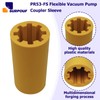 SURPOUF PR53-FS Flexible Vacuum Pump Coupler Sleeve, Flexible Drive Section,Yellow