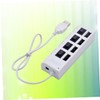 KICHOUSE USB Hub 4 USB Port Divider for Pc Laptop