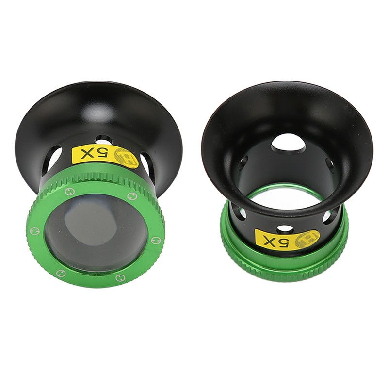 Eye Loupe 5X Magnification Aluminium Alloy Sapphire Glass Wear Resistant