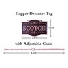 IcyPeak 1PSC Decanter Tag - Copper Colour - Scotch Decanter