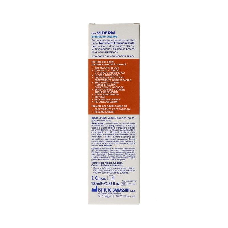 Cumlaude Neoviderm Emulsión Cutánea Hidratante Protectora Y Calmante 100Ml