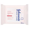 Johnson's Face Care Makeup Be Gone Refreshing Wipes, Pack of