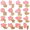 16Pcs Ocean Animal Cookie Cutters with Plunger Stamps Set, Fish,
