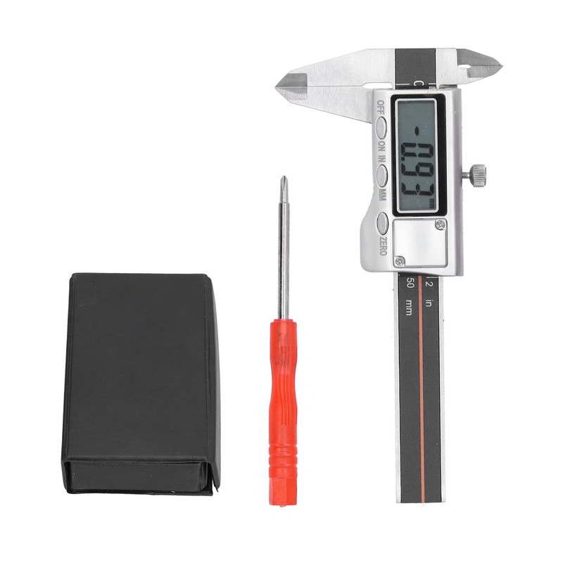 Vernier Caliper 0‑50mm Portable Mini Digital Wear Resistance Rust Industrial