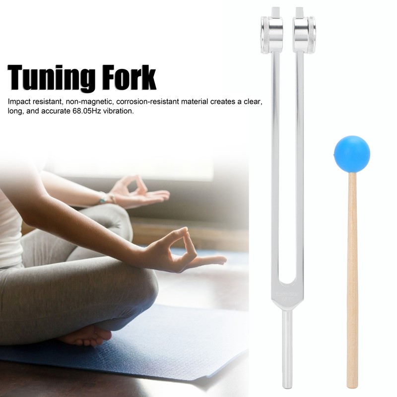 68.05Hz Tuning Fork Massage Therapy Stress Relieve Tuning Fork with