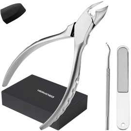 Toenail Clippers for Thick Nails for Seniors | Podiatrist Surgical-Grade Steel | Sharp Curved Blade & Non-Slip Handle | Toenail Clippers for Ingrown&Thick Toenails alicates para uñas de pies