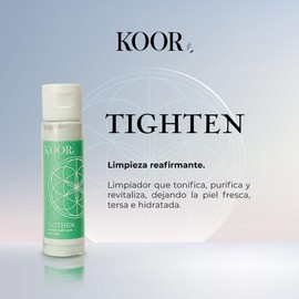 TIGHTEN Limpiador Facial Reafirmante 20 gr Con avena coloidal, espirulina y aceites naturales Arcillas purificantes para piel tonificada, fresca e hidratada