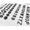 G GAMIT Felt Letter Board Letters Set, 340pcs 1inch Black