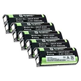 Avaya D160 Cordless Phone Battery Combo-Pack Includes: 5 x SDCP-H358 Batteries