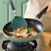 Tenta Kitchen Silicone Turner Spatula Non-Stick Cookware Safe Wide Pancake