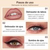 Erinde L?piz Perfilador de Labios, Resistente al Agua y Larga