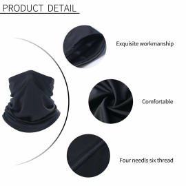 Unbranded Triangle Face Balaclava Scarf Neck Shield Sun Gaiter Headwear Mask for Men Woman - Solid color