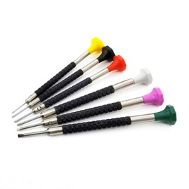 TIMELAB Watch Jewelry Repair Tool Screwdriver Set FLAT HEAD blades 6PC-Made in Korea