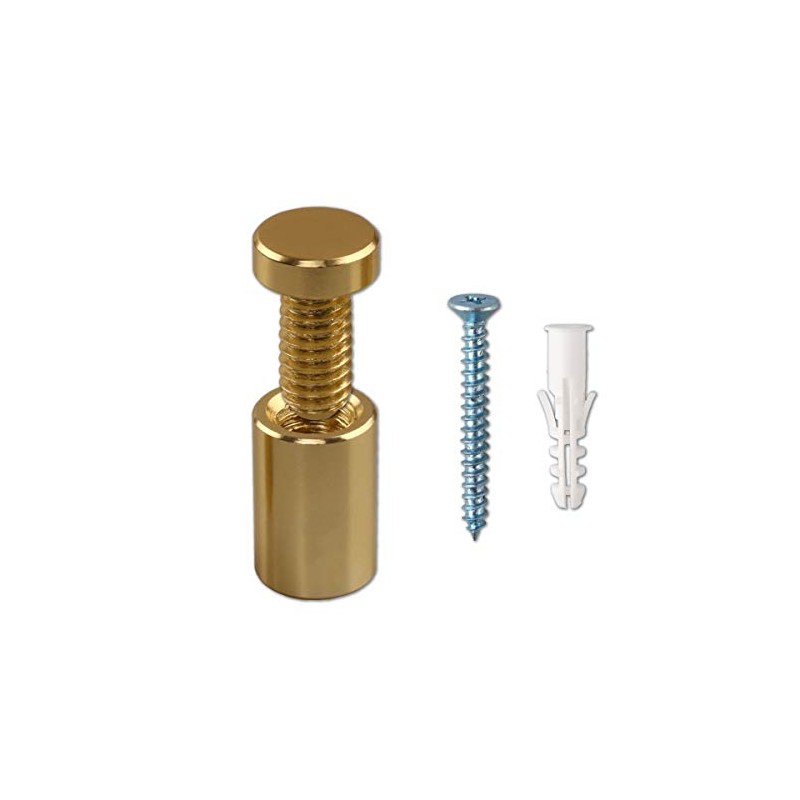 Sign Standoff 1/2" x 3/4", Solid Aluminum Sign Standoff Screws