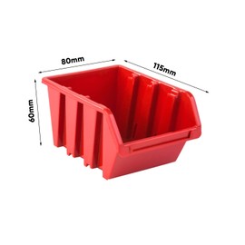 PAFEN NP4 Storage Box Storage Box Stacking Box Red