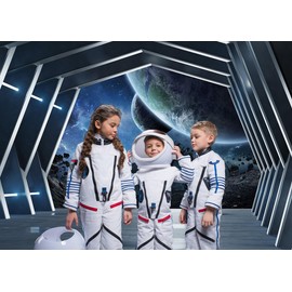 LYRYGS 10X8ft Space Backdrop Outer Space Photography Background Science Fiction Birthday Banner Backdrops cp-503