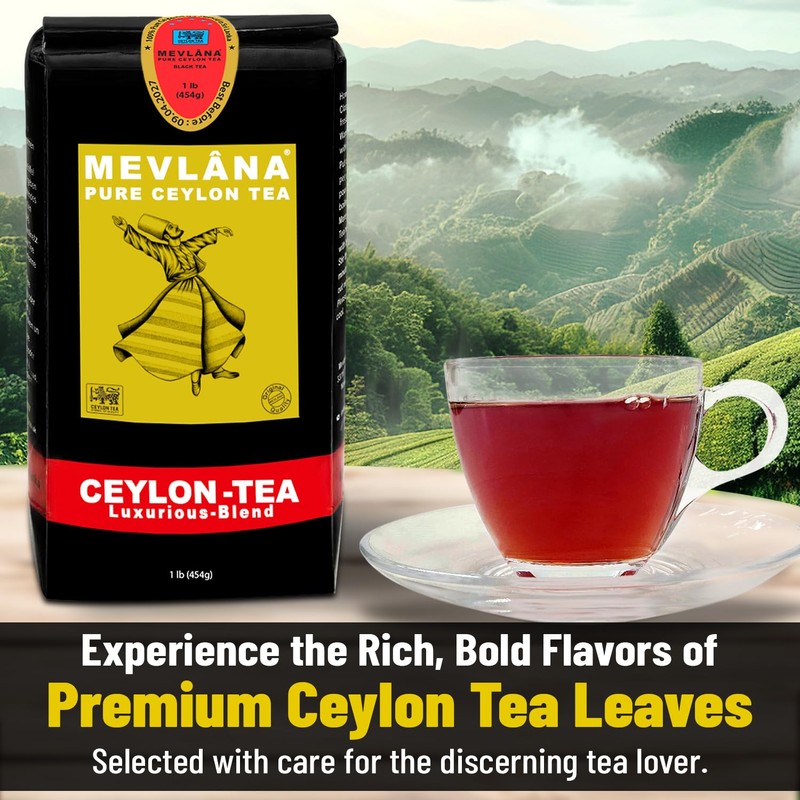 Mevlana - Pure Ceylon Loose Leaf Tea | Premium Black