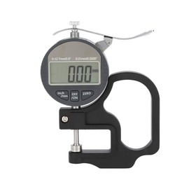 Digital Thickness Gauge, Thickness Caliper, Electronic Micrometer, 0-12.7 mm Metric with Precise Measuring Tool, LCD Display, Thickness Gauge, Caliper, Digital Paper